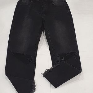 One teaspoon  black busted knee  jeans size 28